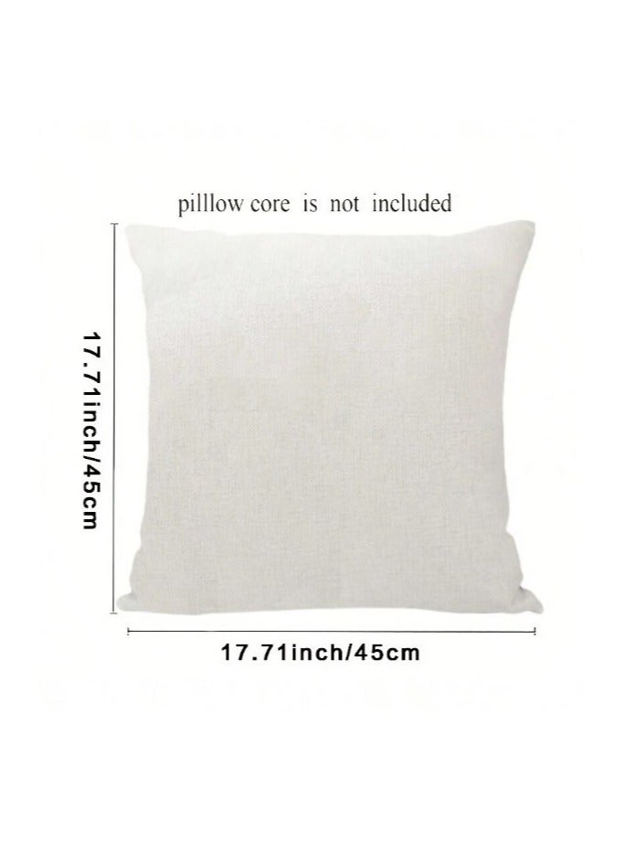 Cushion cover set of 4 pieces, bright and solid colors, size 45 cm x 45 cm, without filling  - Image 2