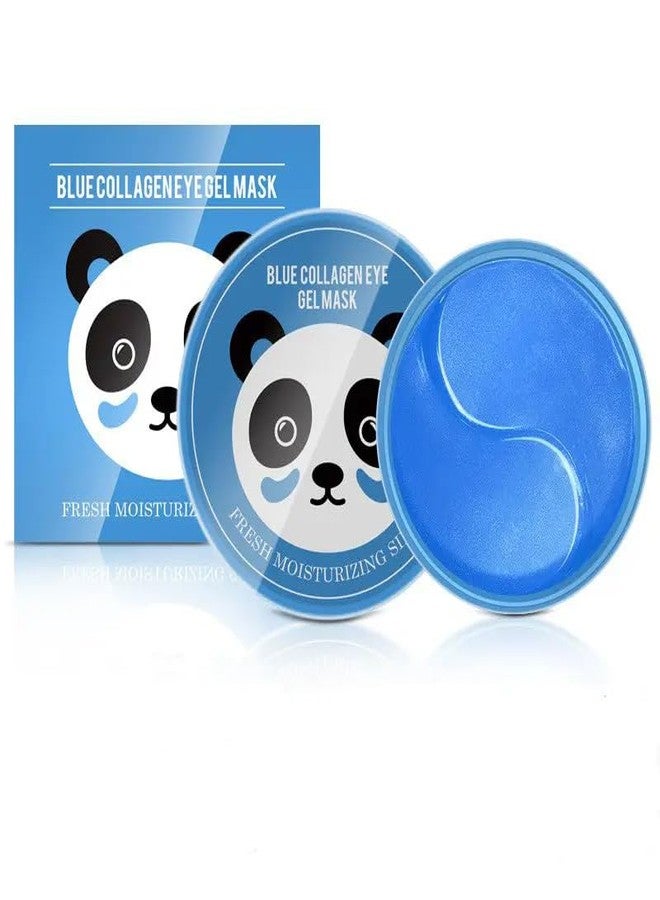 anezus Naturals Under Eye Patches For Dark Circles: 30 Pairs Retinol Collagen Eye Gels Mask Puffy & Bags - Skin Treatment Pads - Anti Aging Moisturizer For Women (40Pcs(20 Pairs), Blue) - Image 1