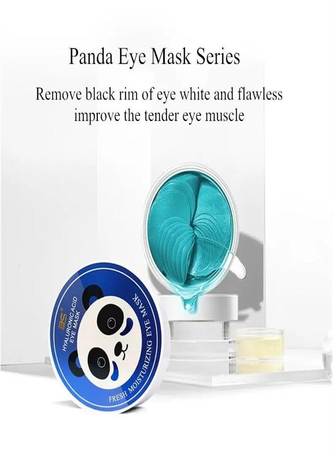 anezus Naturals Under Eye Patches For Dark Circles: 30 Pairs Retinol Collagen Eye Gels Mask Puffy & Bags - Skin Treatment Pads - Anti Aging Moisturizer For Women (40Pcs(20 Pairs), Blue) - Image 5