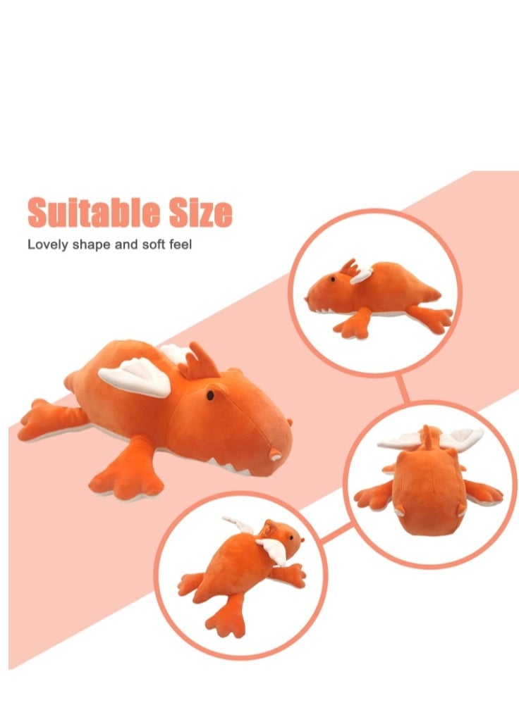 Dinosaur Weighted Stuffed Animals 16 inch  Dino Stuffed Plush Animal Throw Pillows, Kawaii Plushies Hugging Toy Gifts For Kids  - Image 2