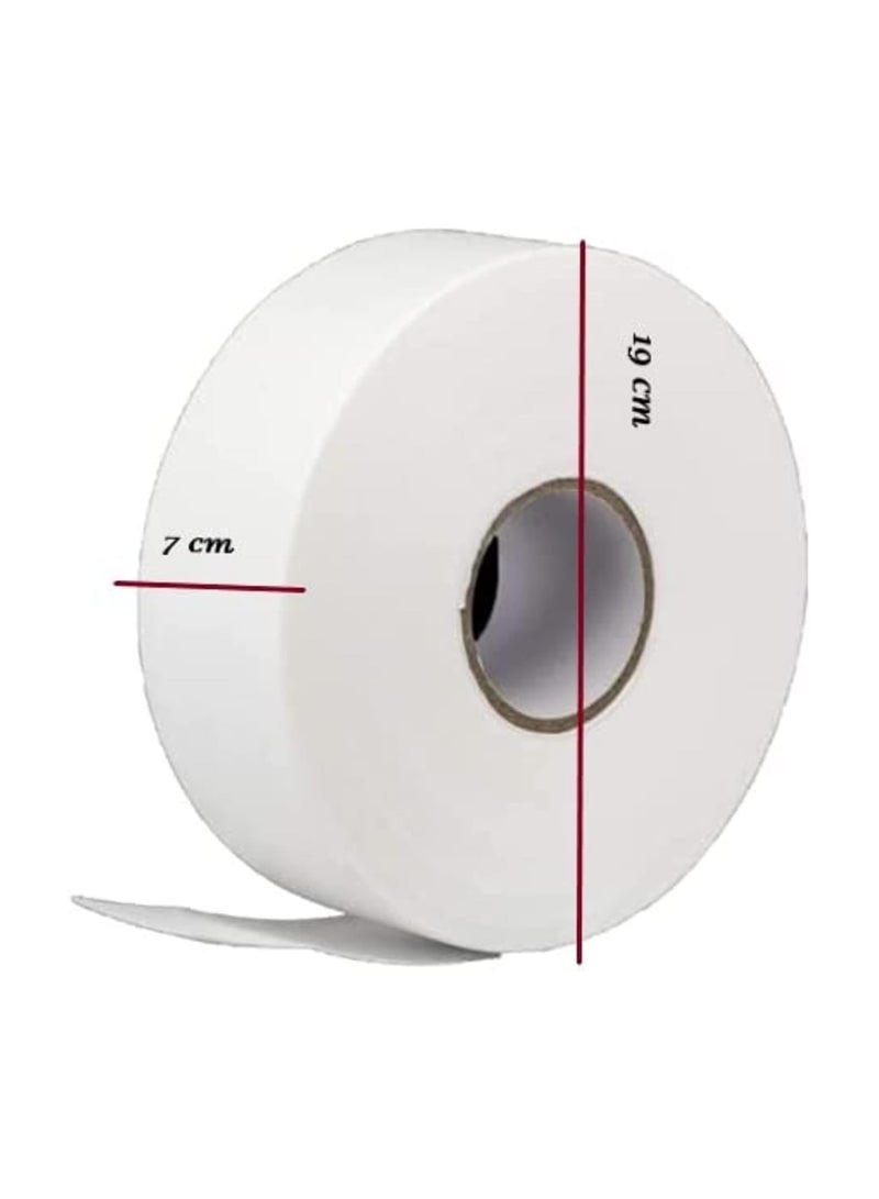 BLOOMING TIME 100 Yards Disposable White Body Hair Removal Waxing Paper Roll - Image 3