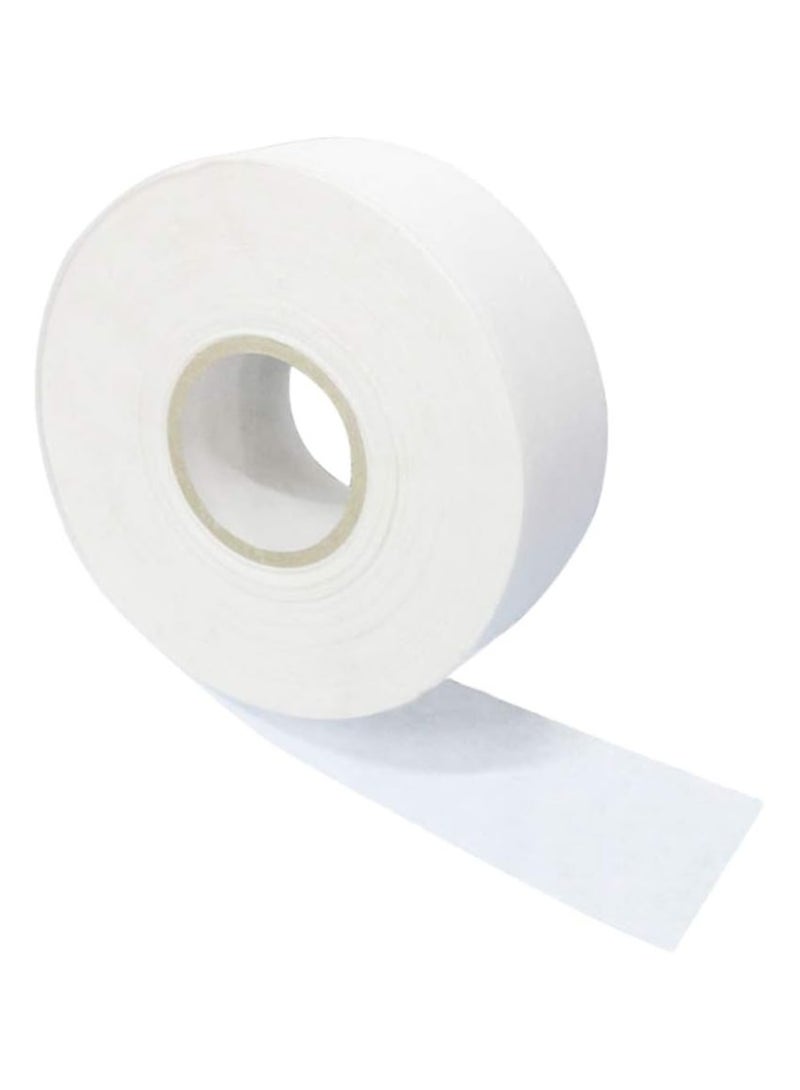 BLOOMING TIME 100 Yards Disposable White Body Hair Removal Waxing Paper Roll - Image 1
