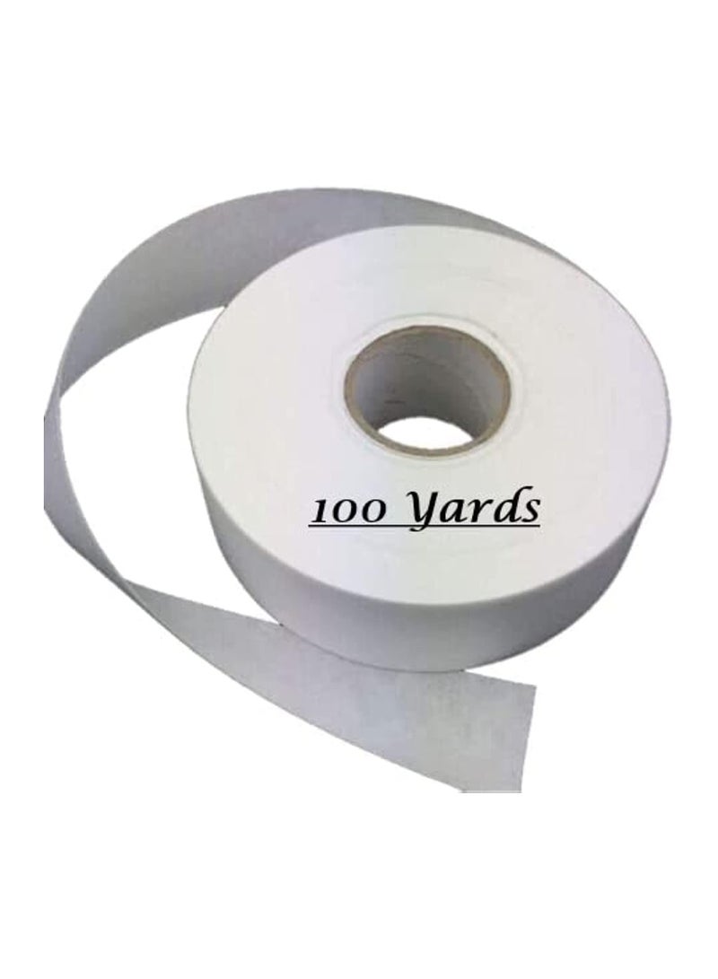 BLOOMING TIME 100 Yards Disposable White Body Hair Removal Waxing Paper Roll - Image 2