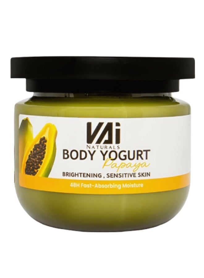 VAI 5 Pieces Body Yogurt Papaya Brightening Sensitive Skin 280ml - Image 2