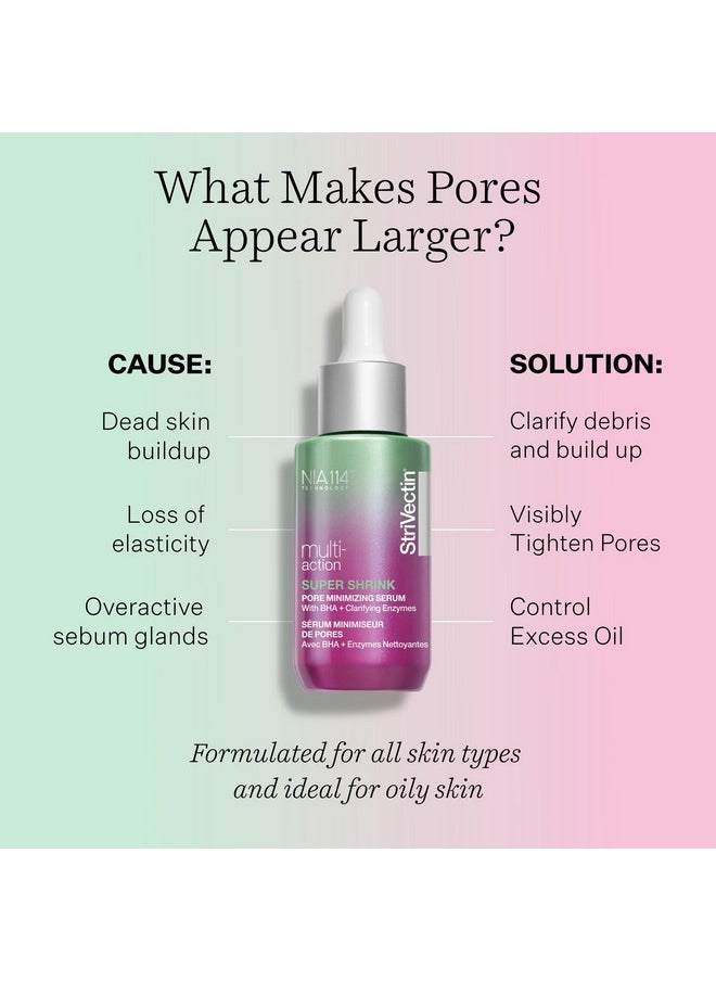 Strivectin - Multiaction Super Shrink Pore Minimizing Serum For Minimizing Clogged Pores And Blackheads For Tightening And Brightening Skin Texture - Image 1