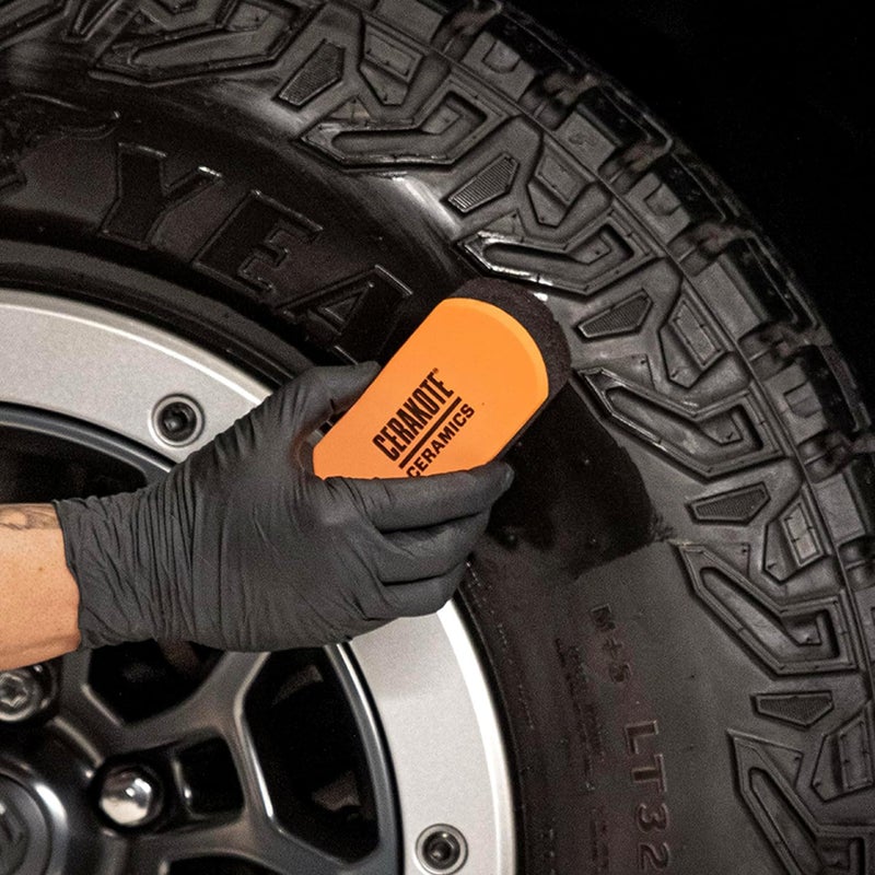 CERAKOTE Foam Applicator Pad (Pack of 3) - Durable Foam Material - Textured Application Surface for Automotive Tire Coatings User tested optimized build - Image 4