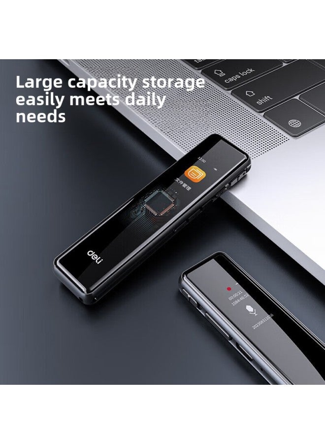 Deli MP301 Professional Recording Pen Intelligent Noise Reduction Portable Recording Pen For Students' Portable Office Meeting In Class-color:75611 Large Screen Display (16G Memory)-capacity:16GB - Image 3