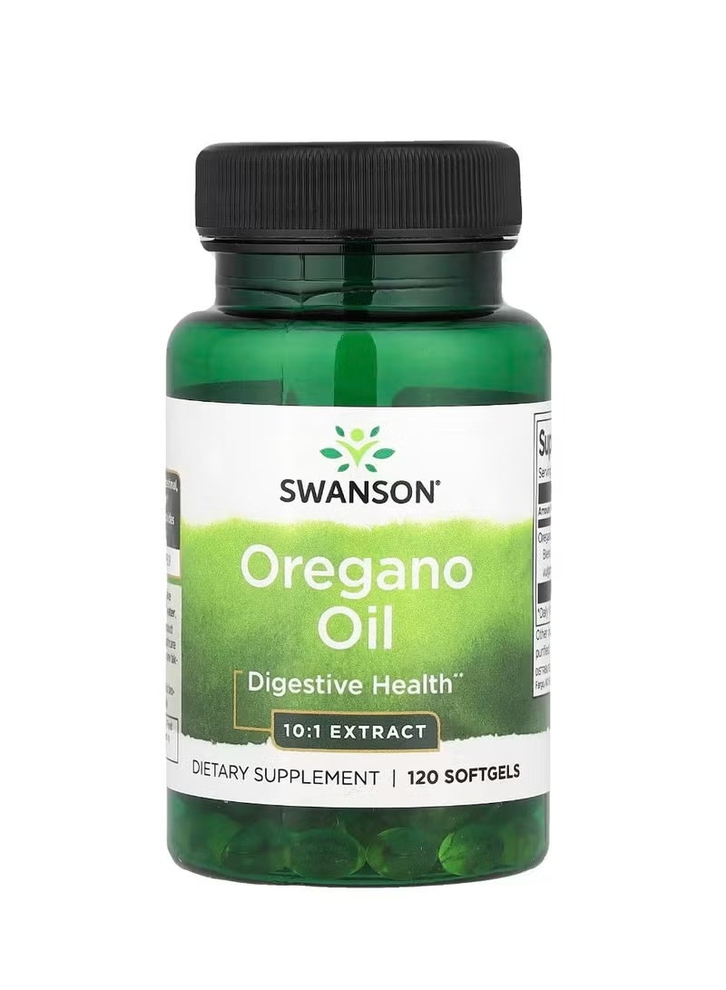 Swanson, Oregano Oil, 120 Softgels - Image 1