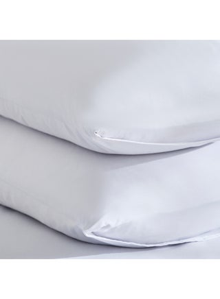 Derby 2-Piece Solid Microfiber Pillowcase Set - 45x70 cm - view 5