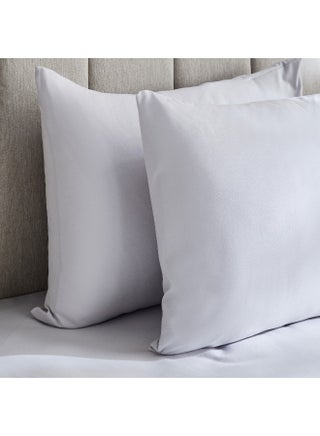 Derby 2-Piece Solid Microfiber Pillowcase Set - 45x70 cm - view 3