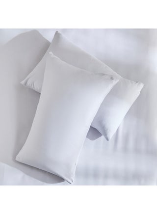 Derby 2-Piece Solid Microfiber Pillowcase Set - 45x70 cm - view 4