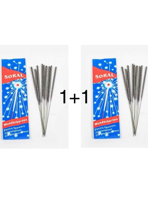 Spark Stars Night 1+1 (20 Sticks 2 Boxes 10 Sticks Each Box) Spark Candles