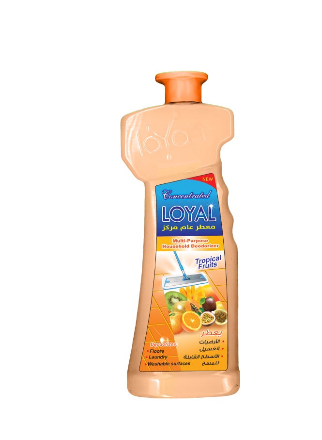 لويال مزيل الروائح الكريهة المركز متعدد الأغراض من لويال برائحة الفواكه الاستوائية - 700 مل