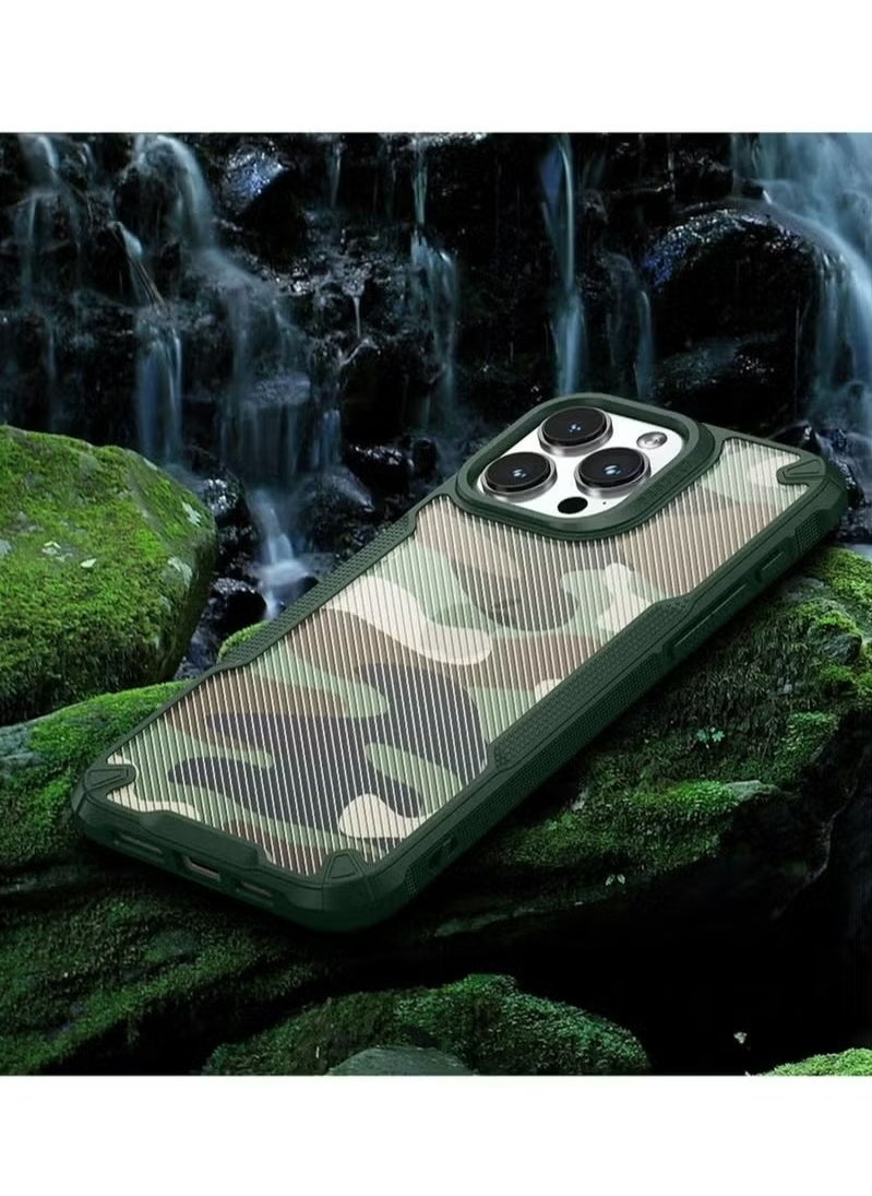 X-level Compatible With iPhone 15 Pro Case Cover Men Boy Hard Back Heavy Duty Shockproof Advanced Protective Bumper Cover Military Design Accessories Protector Protection  - Image 3