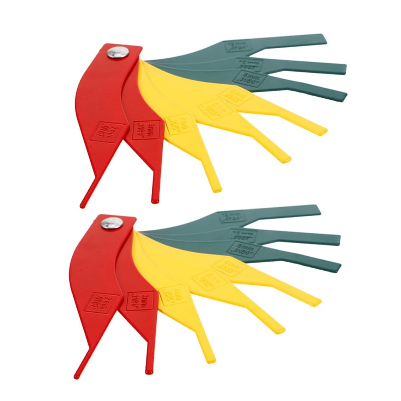 Brake Pad Thickness Gauge Tool 2Pcs High Precision Brake Lining Measuring Tool - Image 2