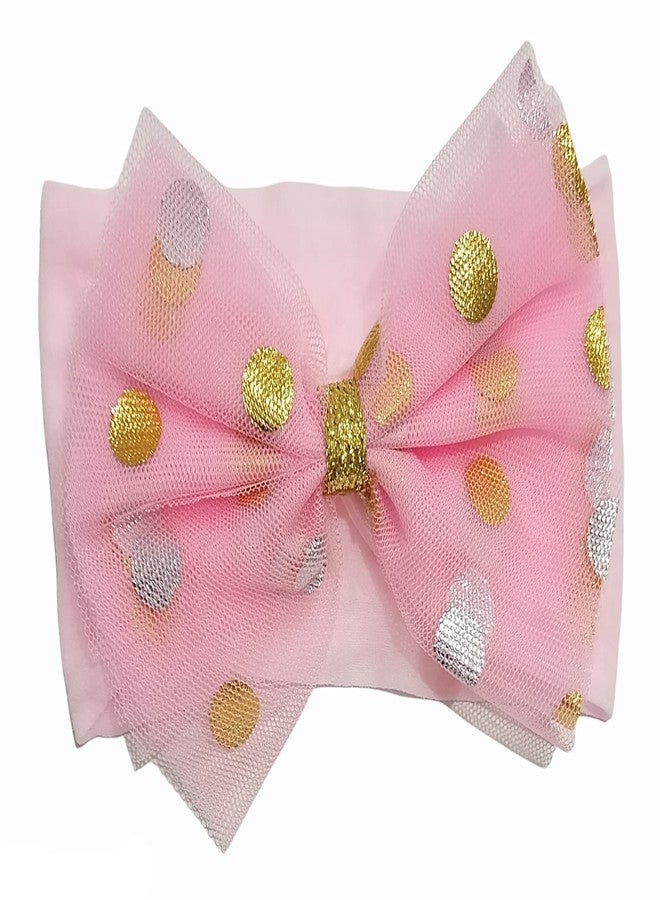 HOMEMATES 6 Pcs Fancy Stylish Hair Band Ribbon Bow Band For Baby Girls And Kids Elastic Hairband Multicolor - Image 5