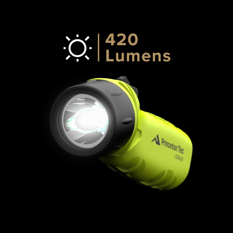 Princeton Tec League LED Flashlight - Neon Yellow - Image 3