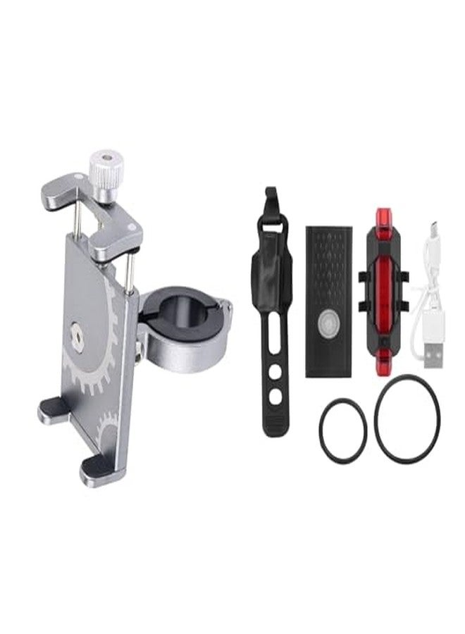 FCCRACING Bicycle Mobile Holder - Aluminium Alloy, and Front - Tail Light Combo for Bicycle - Image 2