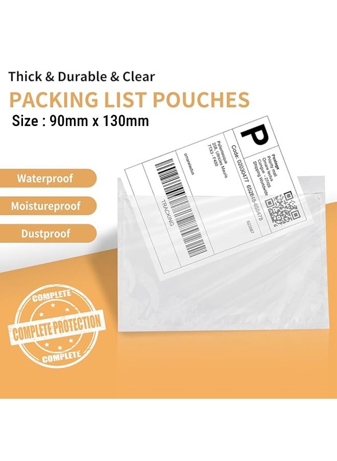Ethic Solutions Eco-Friendly Recycled Shipping Document Envelope – 90 x130 mm – 500 Pack  - Image 1