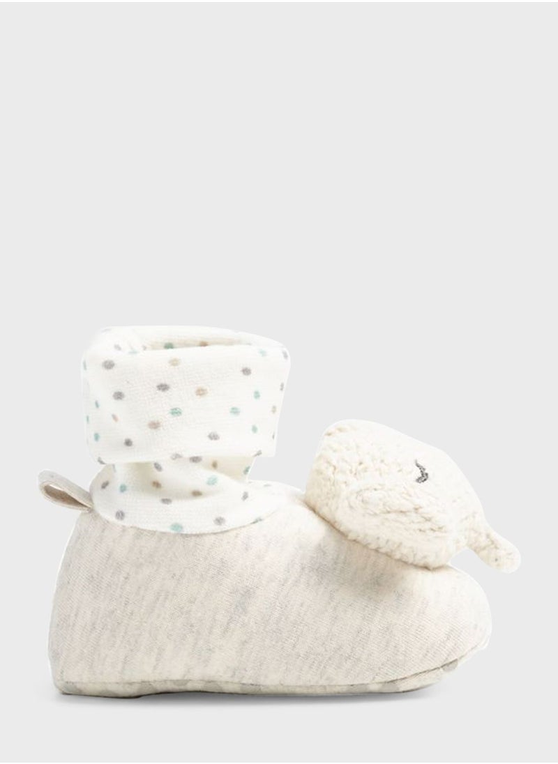 mothercare - Infant Printed Booties - Image 1