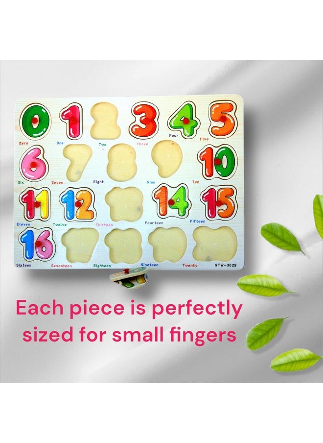 Wooden Puzzle Toy 3D Number Puzzles | Number Toys for Kids | Toddler Activity Toys | Number for Kids Learning | Brain Games for Kids 3-5 Years | Learning Toys for 2 Year Old | Wooden Toys for Kids  - Image 5