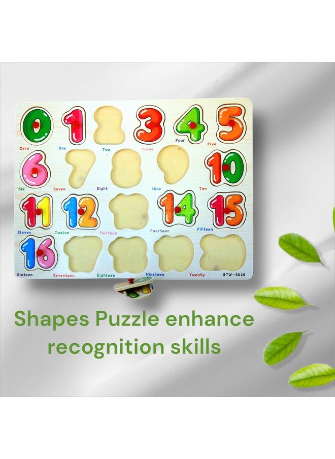 Wooden Puzzle Toy 3D Number Puzzles | Number Toys for Kids | Toddler Activity Toys | Number for Kids Learning | Brain Games for Kids 3-5 Years | Learning Toys for 2 Year Old | Wooden Toys for Kids  - Image 4