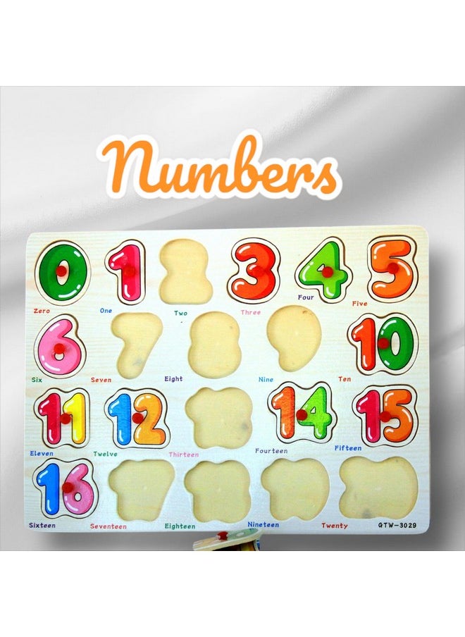 Wooden Puzzle Toy 3D Number Puzzles | Number Toys for Kids | Toddler Activity Toys | Number for Kids Learning | Brain Games for Kids 3-5 Years | Learning Toys for 2 Year Old | Wooden Toys for Kids  - Image 3