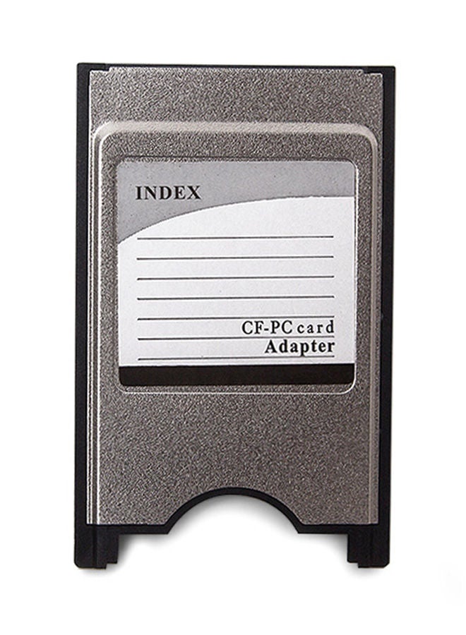 NIBEMINENT Portable Laptop PCMCIA Compact Flash PC CF Card Reader Adapter Silver  - Image 2
