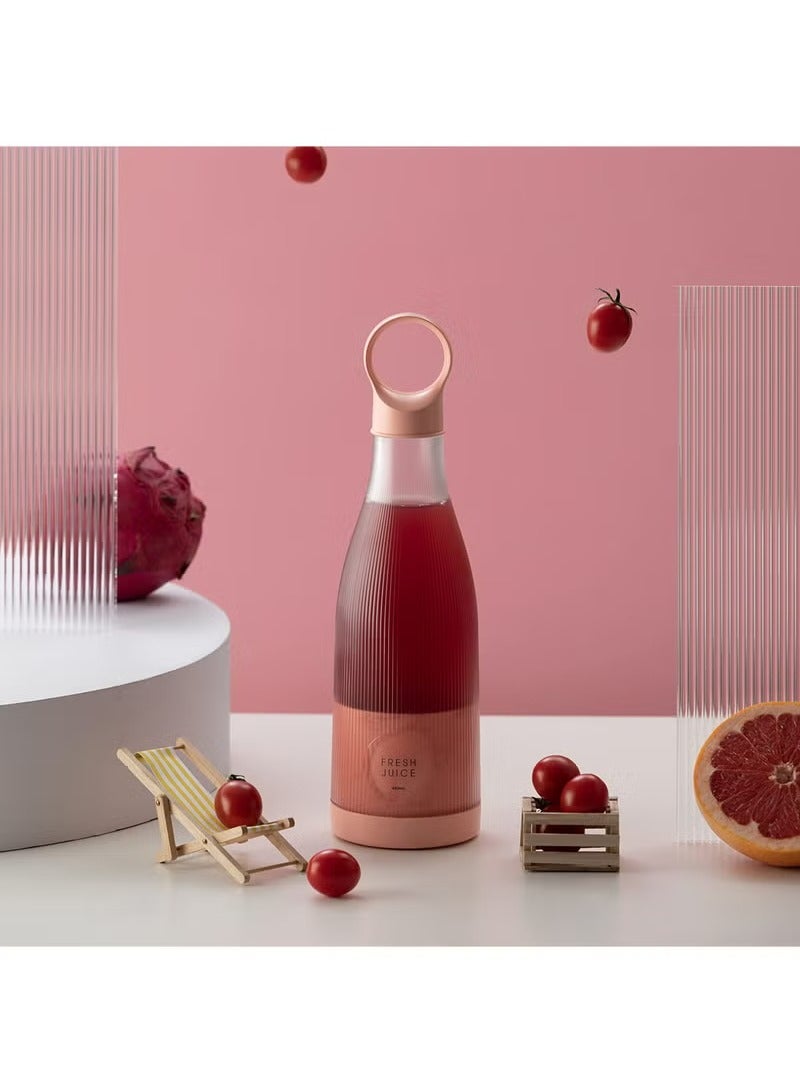 Cuken Portable Blender USB Rechargeable Mini Personal Blender for Shakes and Smoothies Electric Fruit Vegetable Juicer with 4 Blades - Image 2