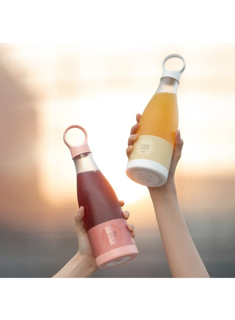 Cuken Portable Blender USB Rechargeable Mini Personal Blender for Shakes and Smoothies Electric Fruit Vegetable Juicer with 4 Blades - Image 3