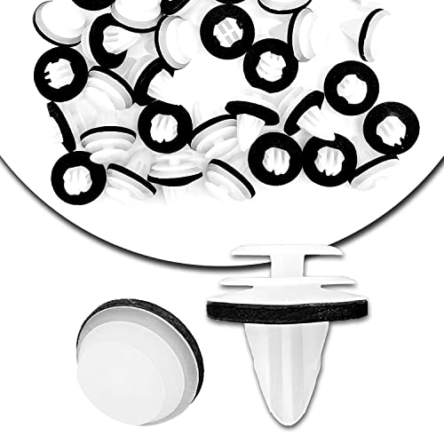 Gistilli 50PCS Door Trim Panel Retainers Clips Compatible with Toyota Camry Tacoma Tundra Sienna Corolla RAV4 Lexus ES350 GX470 Is250 Is350 LS460 90467-A0005(White) - Image 1