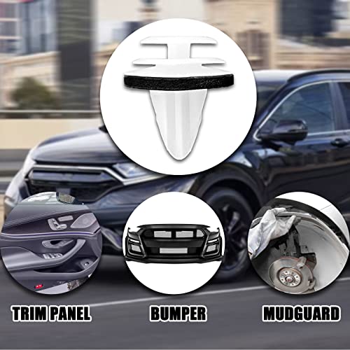 Gistilli 50PCS Door Trim Panel Retainers Clips Compatible with Toyota Camry Tacoma Tundra Sienna Corolla RAV4 Lexus ES350 GX470 Is250 Is350 LS460 90467-A0005(White) - Image 4