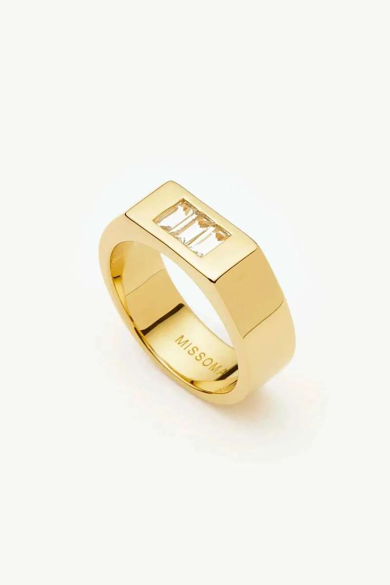 Missoma Petite Wave Band Ring