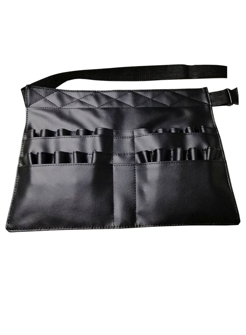 Captaintech Makeup Brush Bag, Portable Makeup Brush Belt Makeup Brush Waist Multi Pockets Make-Up Tool for Salon & Travel & Home - Image 1