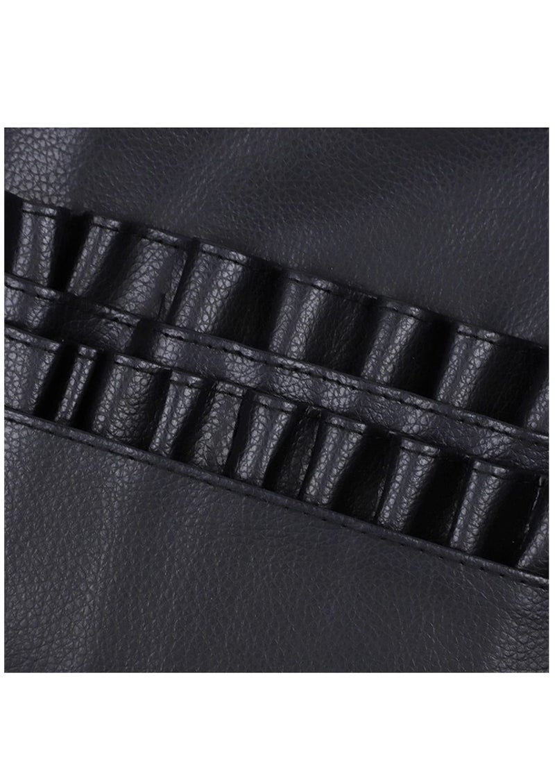 Captaintech Makeup Brush Bag, Portable Makeup Brush Belt Makeup Brush Waist Multi Pockets Make-Up Tool for Salon & Travel & Home - Image 3