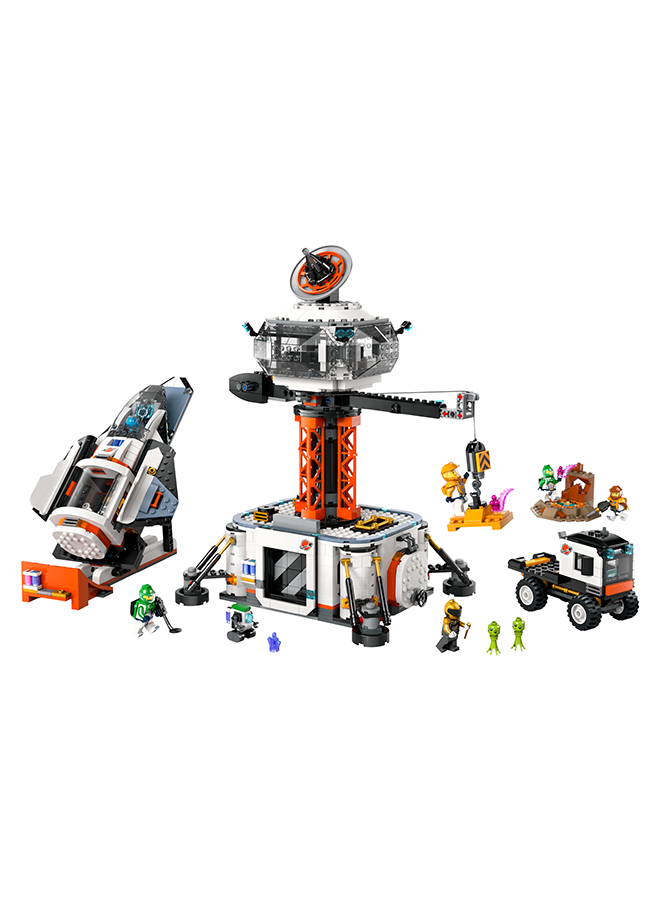 LEGO City Space Base and Rocket Launchpad Toy Playset 60434 (Age 8