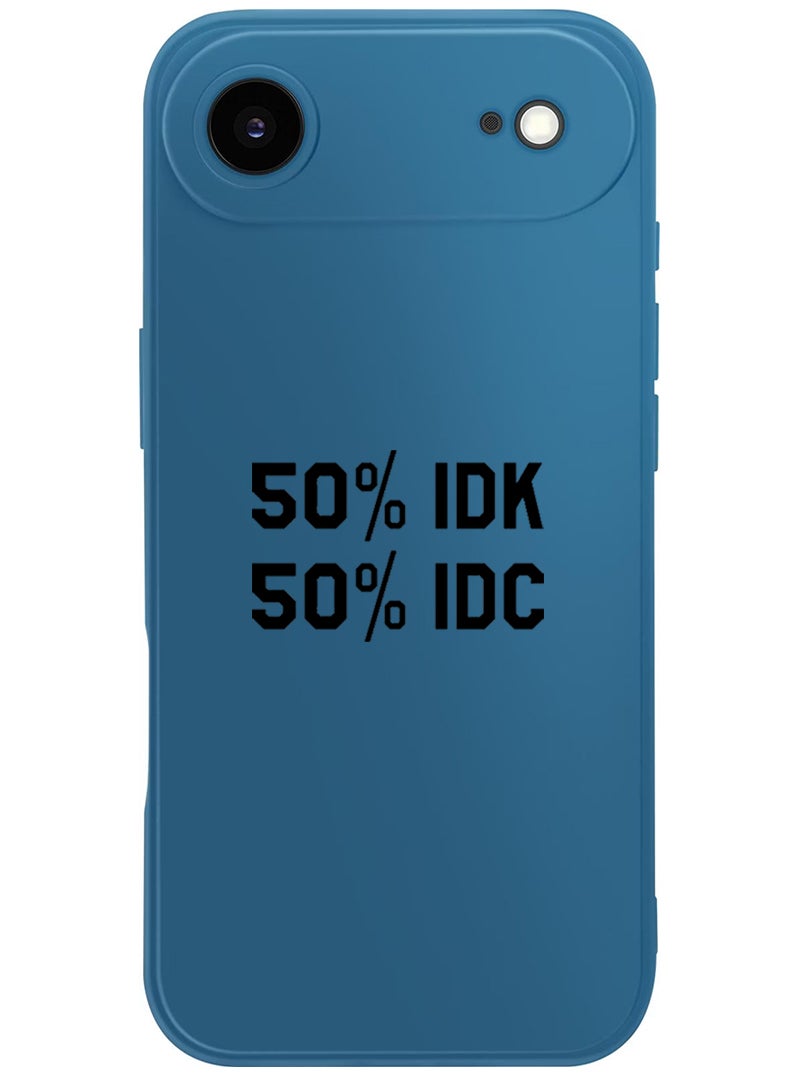 Theodor Protective Slim Fit Case Liquid Silicone Cover with Full Body Protection Anti-Scratch Shockproof Case For Apple iPhone 17 Air (Blue) IDK IDC - Image 1