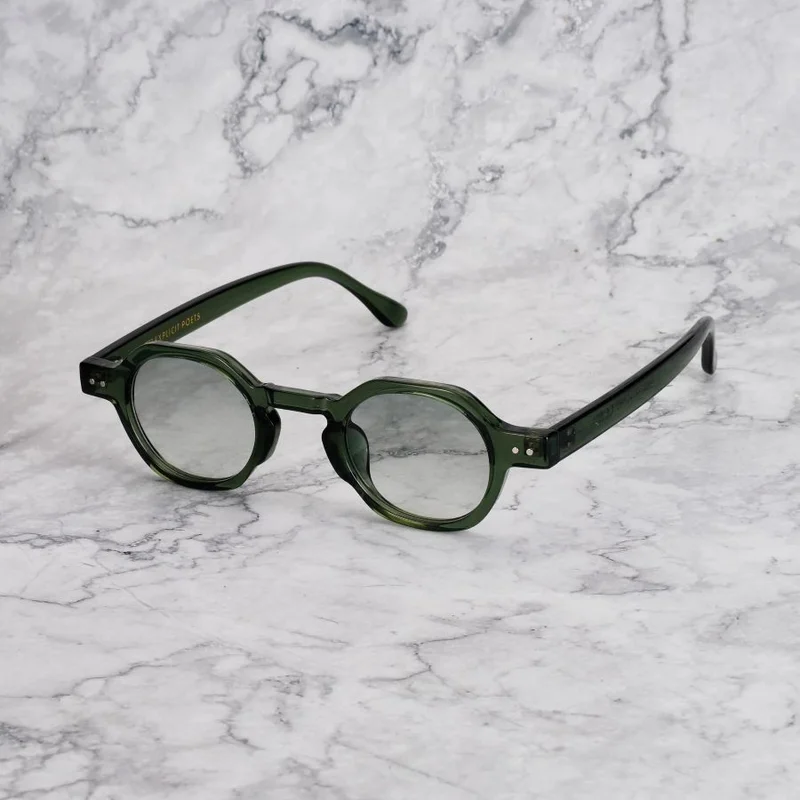 Explicit Poets EXPLICIT POETS 25EP8-CHRIS GREEN-GRADIENT GREEN SUNGLASSES