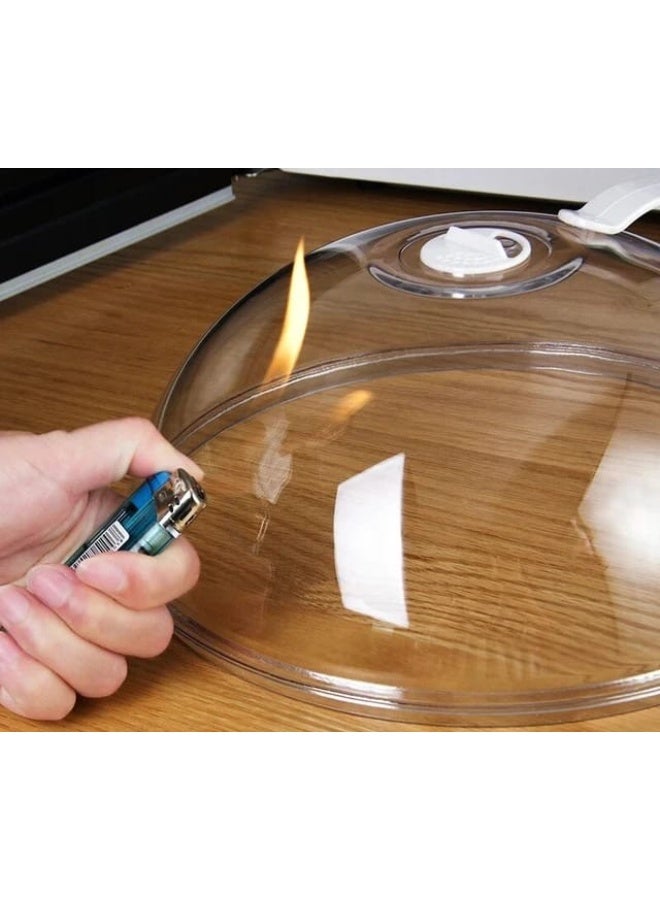 غطاء ميكروويف – مقاوم للحرارة العالية، يحافظ على الطعام طازجًا وخاليًا من الرذاذ - Image 2