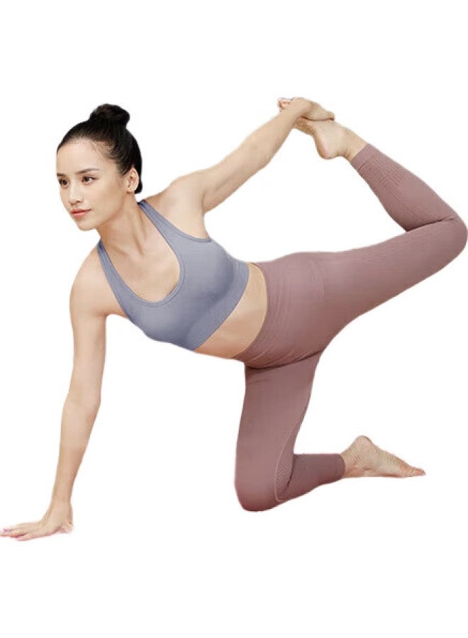 PEAK Yoga Mat For Men And Women, Fitness Training Exercise Mat With Shock Absorption, Soundproof, Non-Slip, Children'S Dance Mat, Thick Pink - Image 3