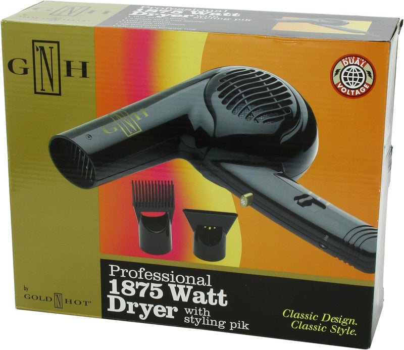 Gold N Hot Professional 1875-Watt Hair Dryer with Styling Pik and Air Concentrator - Image 5