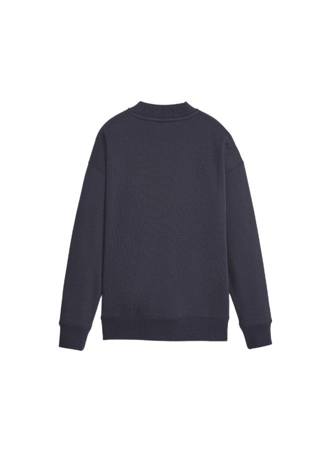 PUMA Fashion Print Large Logo Women'S Fleece Round Neck Long Sleeve Pullover Knitted Sweater Sports Hoodie Team - Image 3