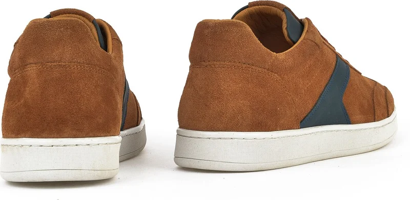 زيا Men's Leather Sneaker 151983ZX30 Tan