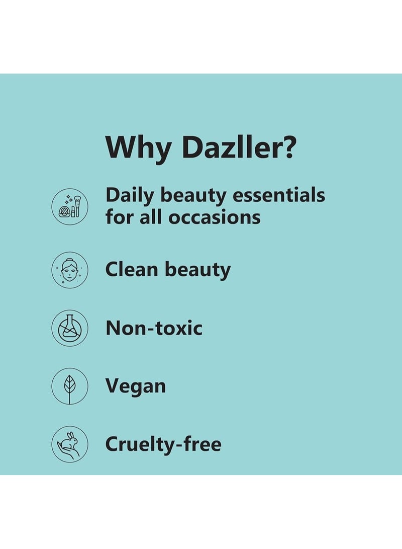 دازلير مجموعة أحمر شفاه دازلر ليب كولور، 6 قطع | أحمر شفاه سائل مطفي نابض بالحياة للنساء | ثبات طويل | مقاوم للتلطخ | لا يترك أثراً | ألوان نيود جذابة | 16.8 غرام - Image 4