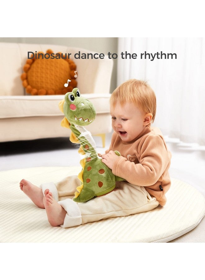 TUMAMA Dinosaur Dancing Talking Interactive Baby Toy, Mimicking Twisted Electronic Soft Plush Toy With Talking Recording Repeat Talking, Talking Dinosaur Toy For Kids Over 3 Years Old - Image 3