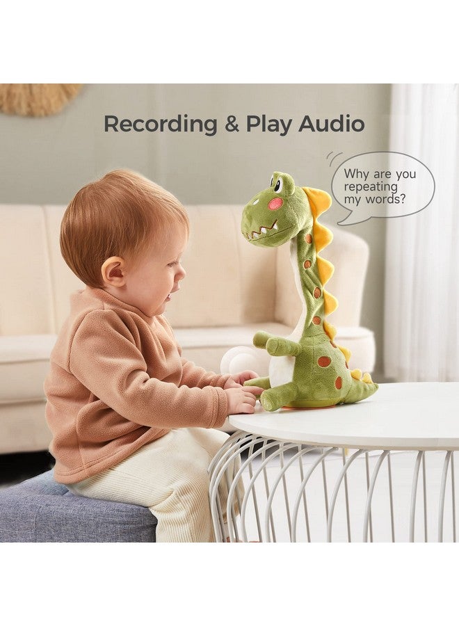 TUMAMA Dinosaur Dancing Talking Interactive Baby Toy, Mimicking Twisted Electronic Soft Plush Toy With Talking Recording Repeat Talking, Talking Dinosaur Toy For Kids Over 3 Years Old - Image 5