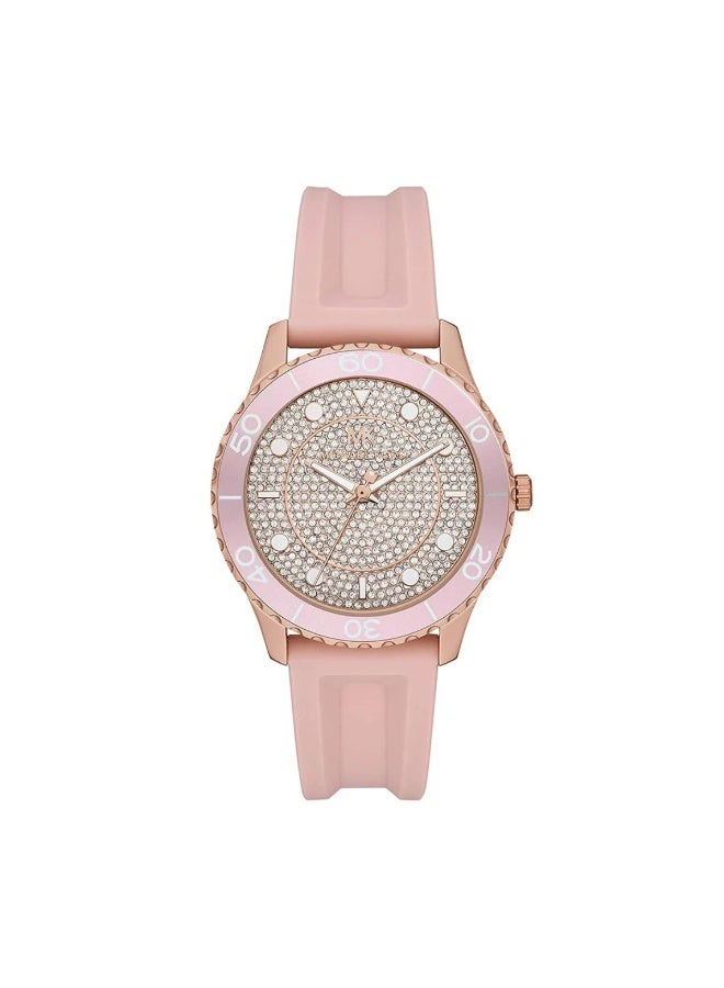 Michael Kors Women's Silicone Watch in Pink - MK6854 - Image 1
