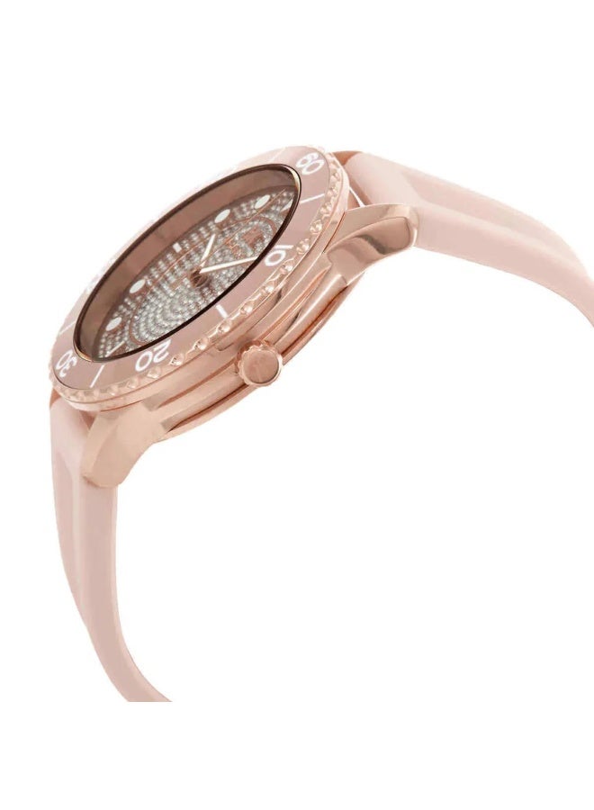 Michael Kors Women's Silicone Watch in Pink - MK6854 - Image 4
