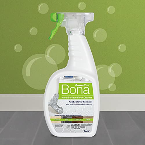 Bona PowerPlus Multi-Surface Floor Deep Cleaner Spray - 32 fl oz - Refillable - Antibacterial Floor Cleaning Solution for Stone, Tile, Laminate, and Vinyl Floors - Image 2