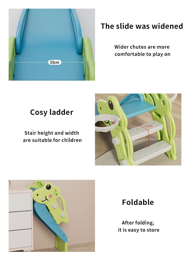 XIANGYU Kids Indoor Home Baby Children Folding Slide Sliding Toy Mini Slide Playset - Image 3